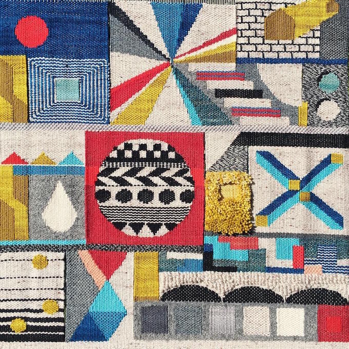 Genevieve Griffiths weaving
