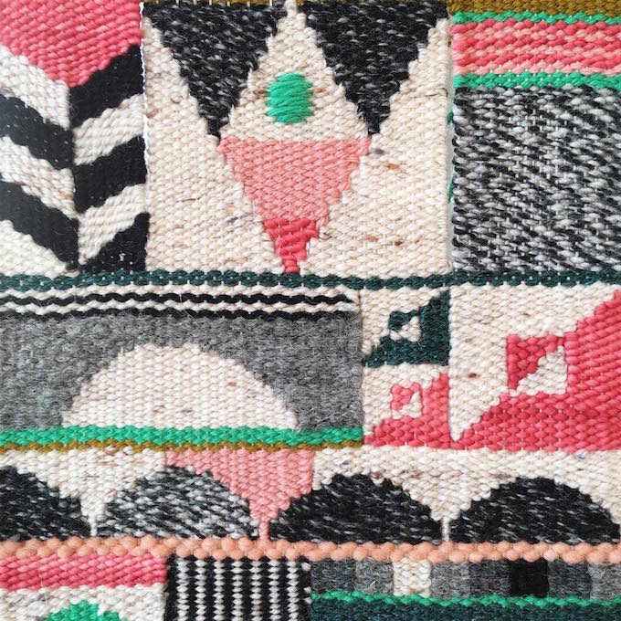 Genevieve Griffiths weaving