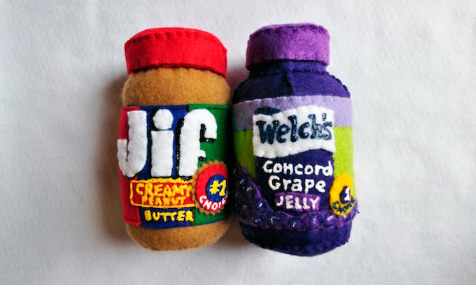 Lucy Sparrow felt foods 