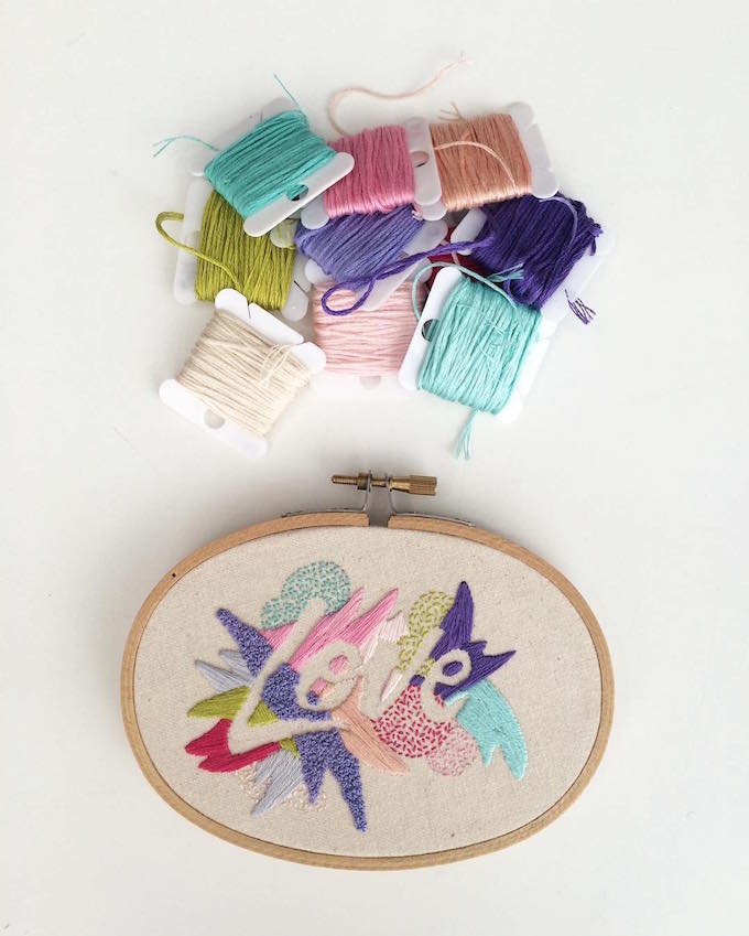 Valeria Molinari embroidery