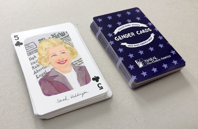 Andrea Sparacio "Gender Cards" for NARAL