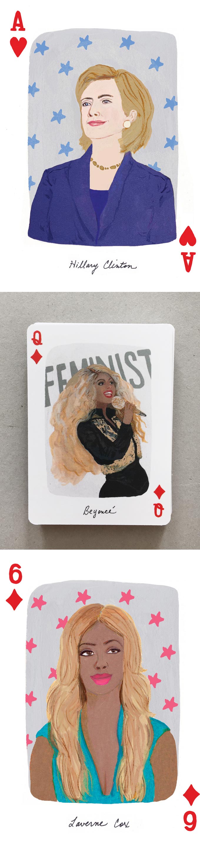 Andrea Sparacio "Gender Cards" for NARAL