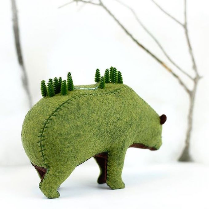 Past Your Porchlight soft sculptures