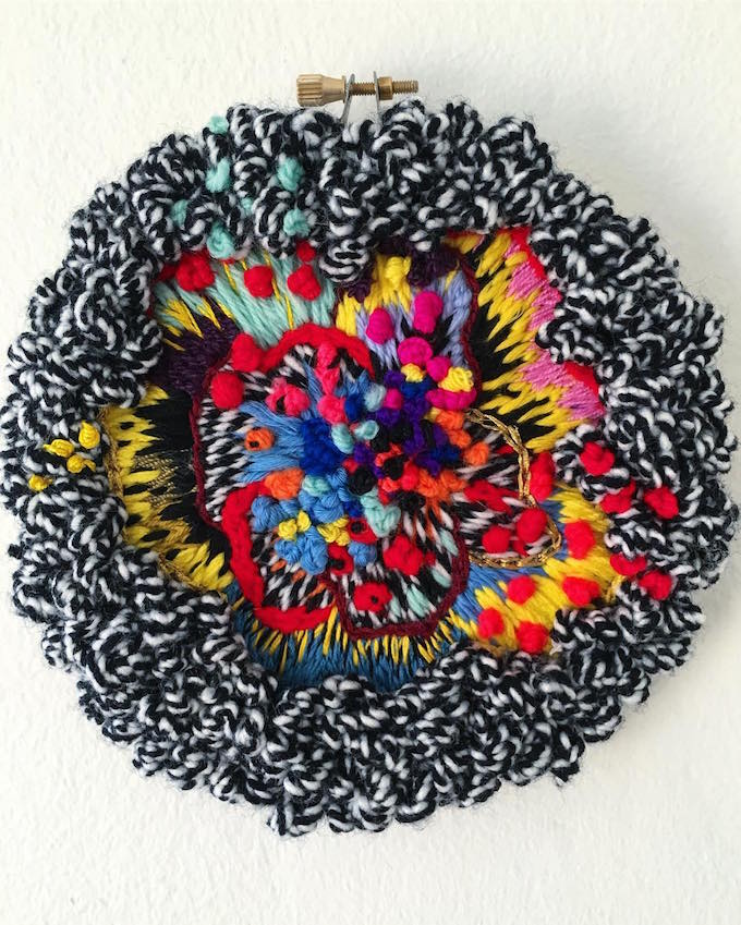 Embroidery by Trini Guzmán 