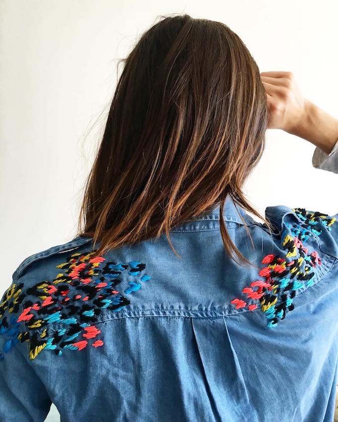 Embroidery by Trini Guzmán 