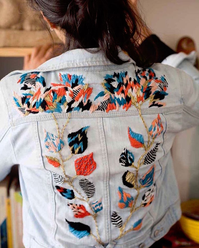 Embroidery by Trini Guzmán 
