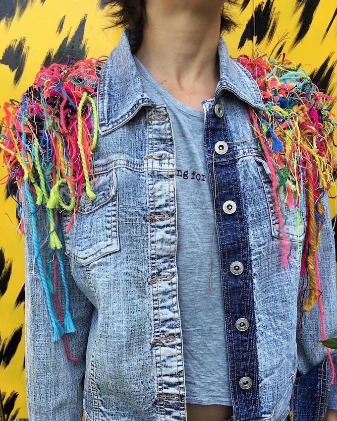Embroidery by Trini Guzmán 