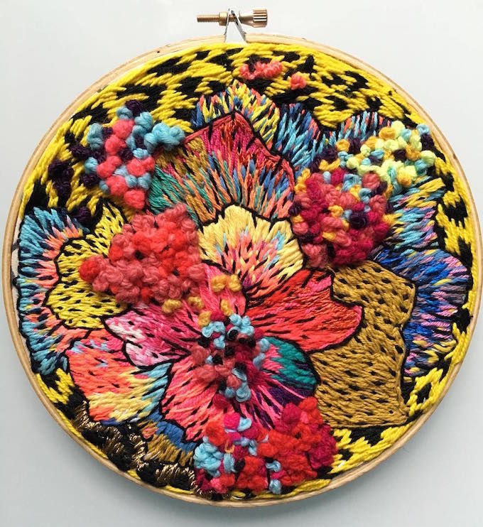 Embroidery by Trini Guzmán 