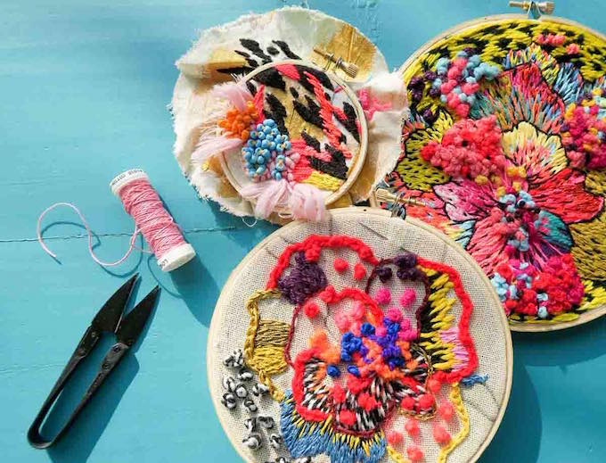 Embroidery by Trini Guzmán 