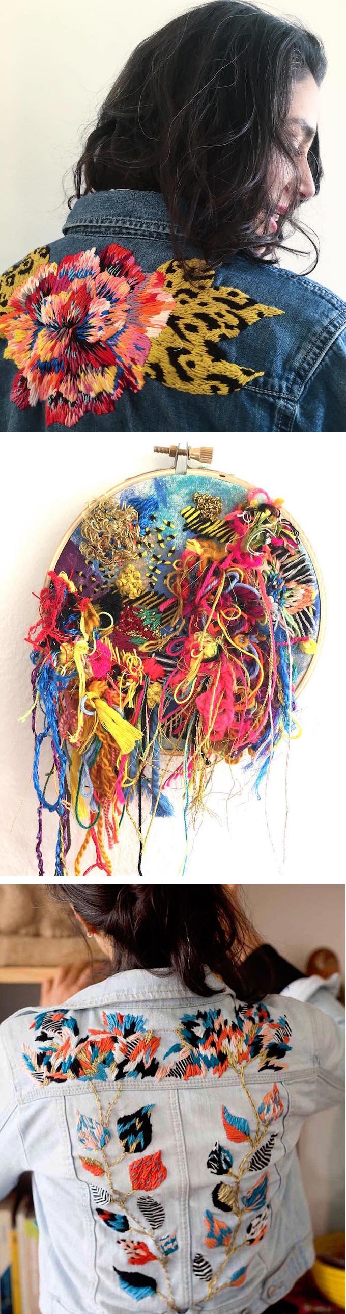 Embroidery by Trini Guzmán 