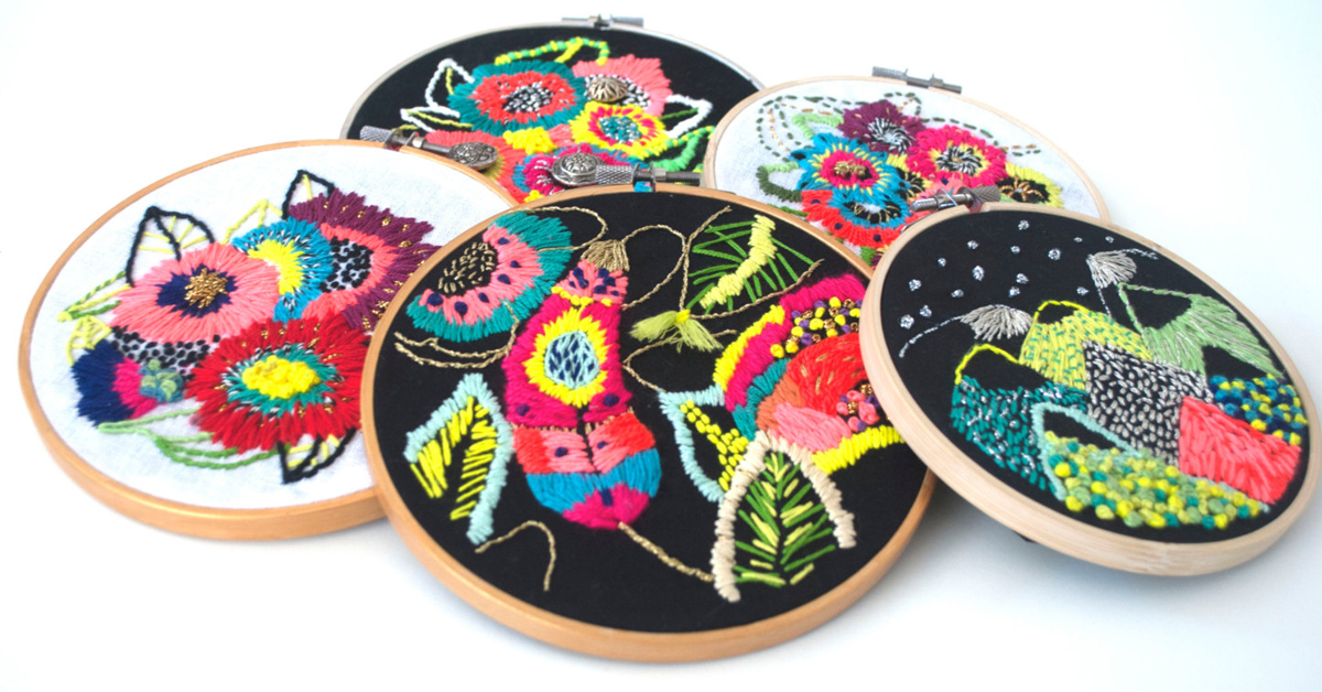 Embroidery by Katy Biele