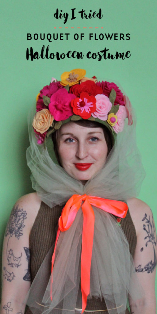 Here's How I Made This A DIY Flower Halloween Costume