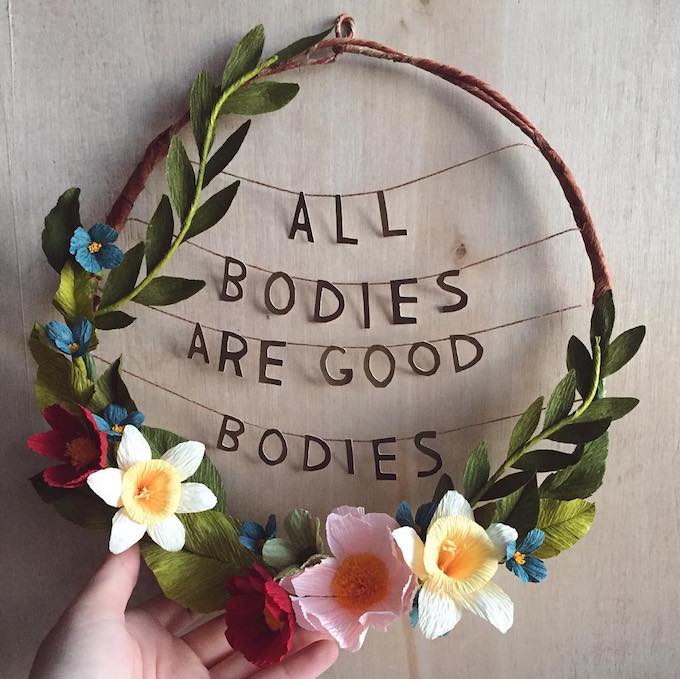 Grace Chin empowering floral wreaths