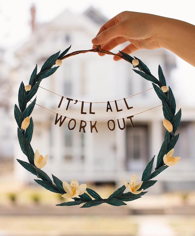 Grace Chin empowering floral wreaths