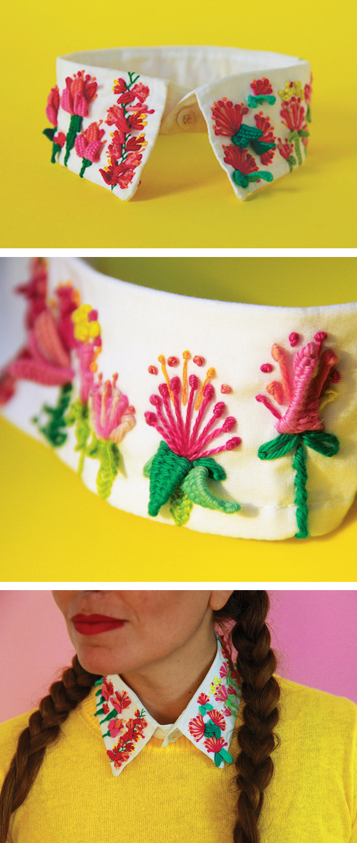 Embroidered collar by Señorita Lylo