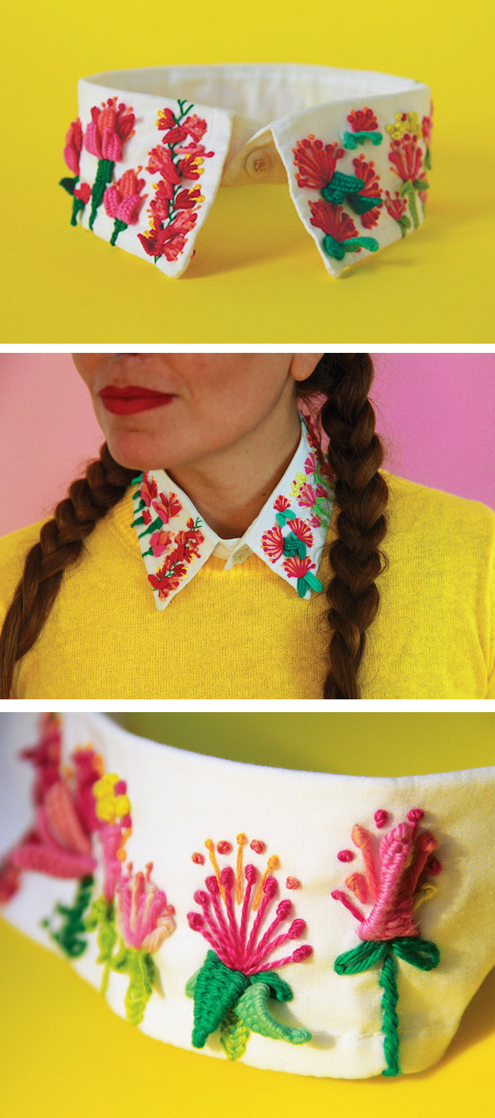 Embroidered collar by Señorita Lylo