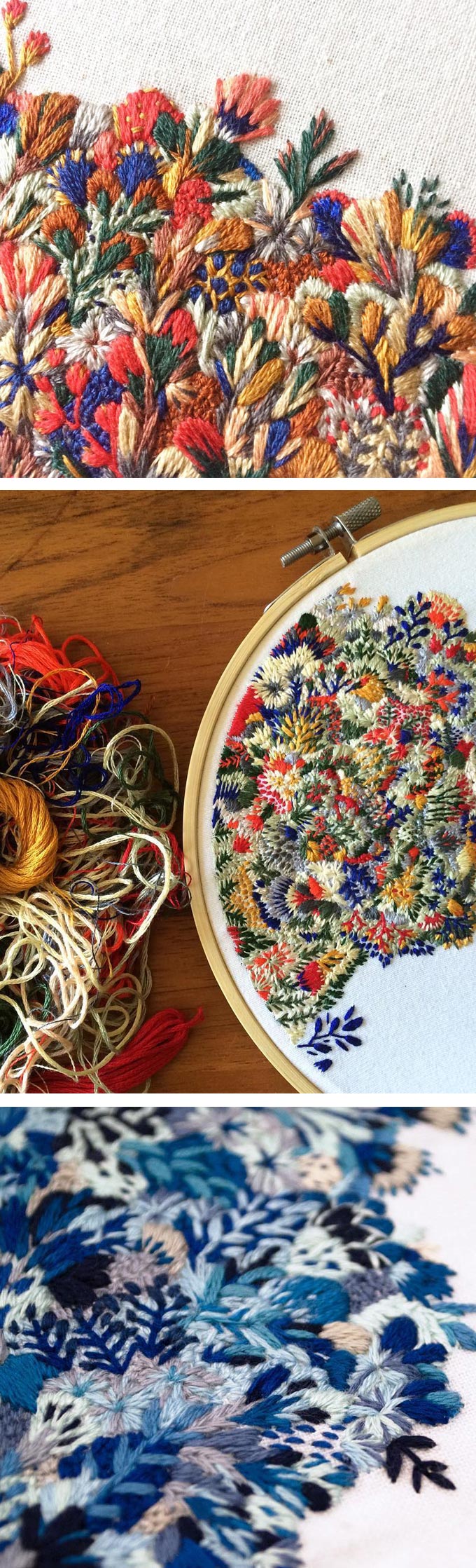Slow Stitch Sophie embroidery 