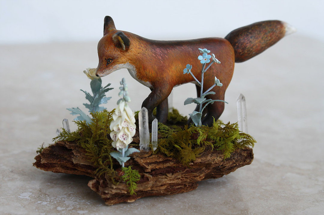 Meadow and Fawn sculpture