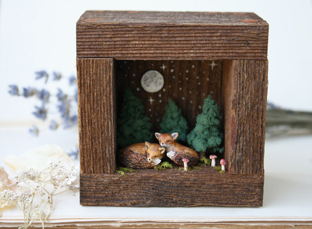 Meadow and Fawn sculpture