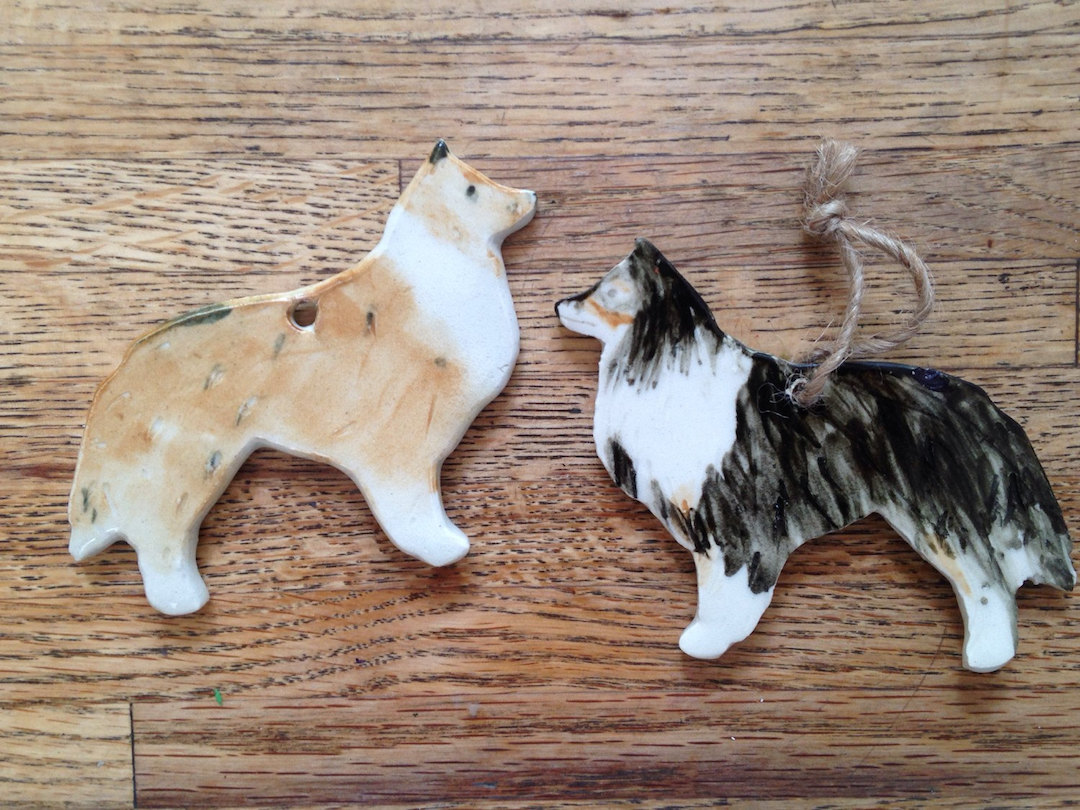 Juliet Clark dog ornaments