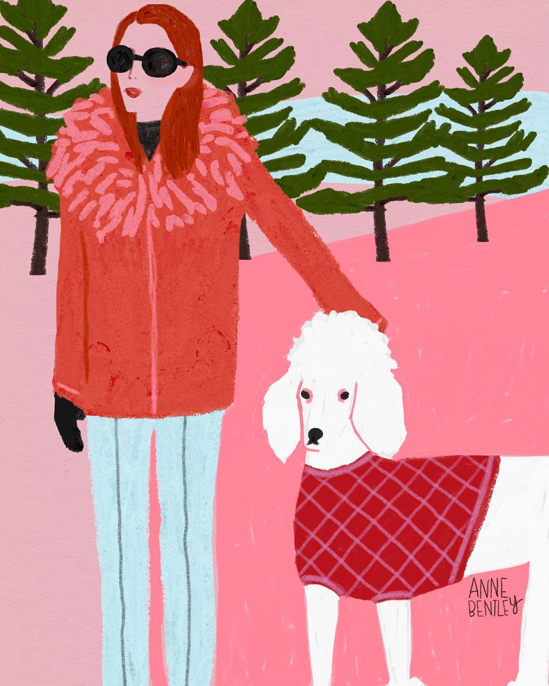 Illustrated portraits by Anne M. Bentley