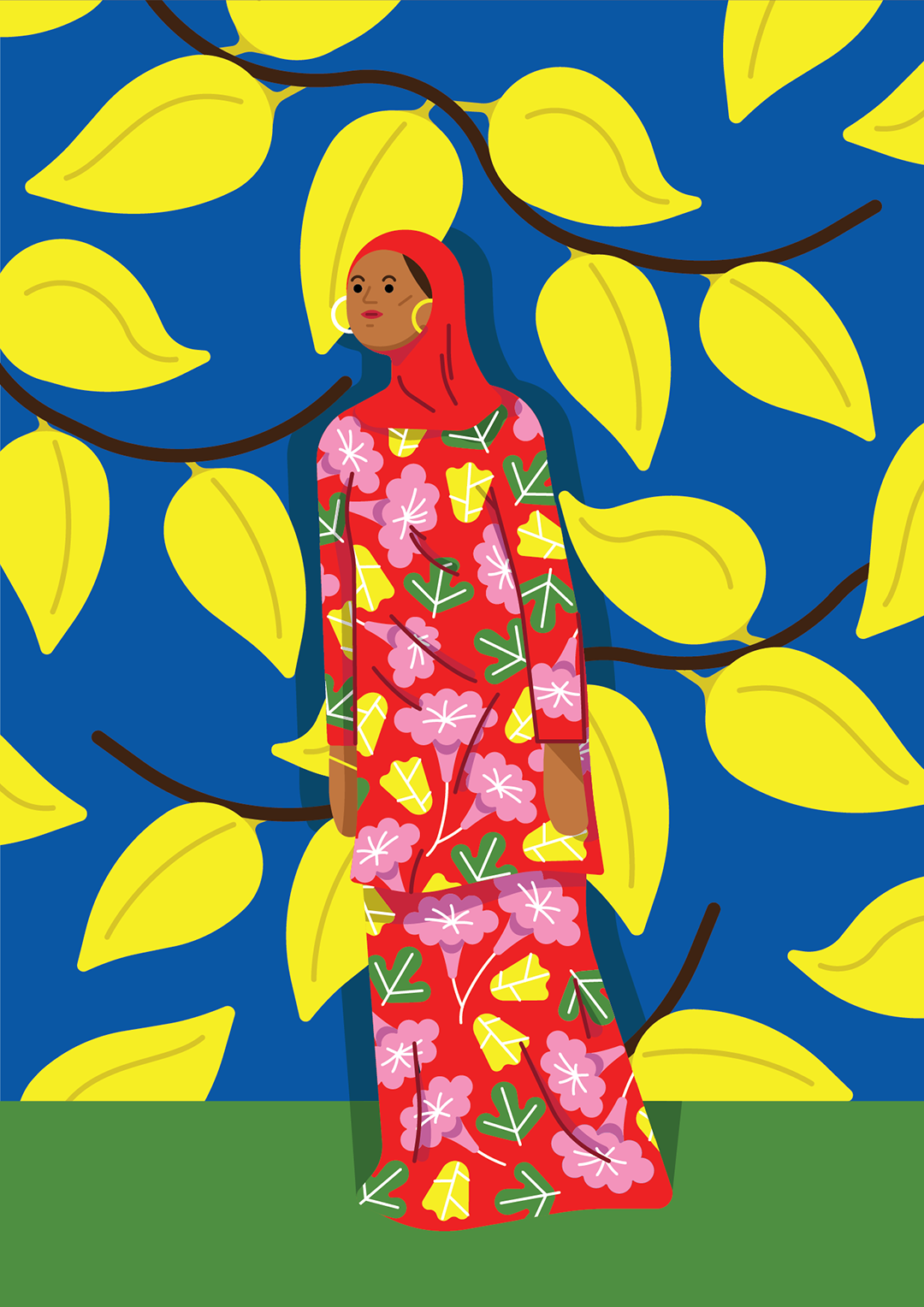 Colorful illustrations by Kiki Ljung