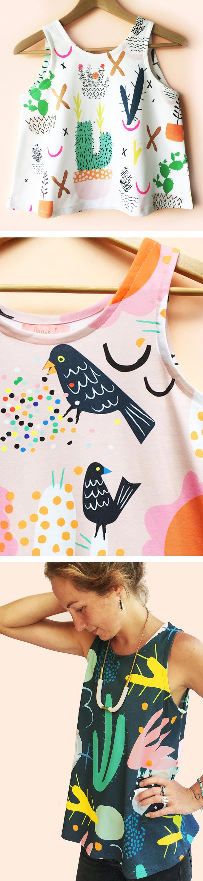 Illustrated clothing by Doops Design