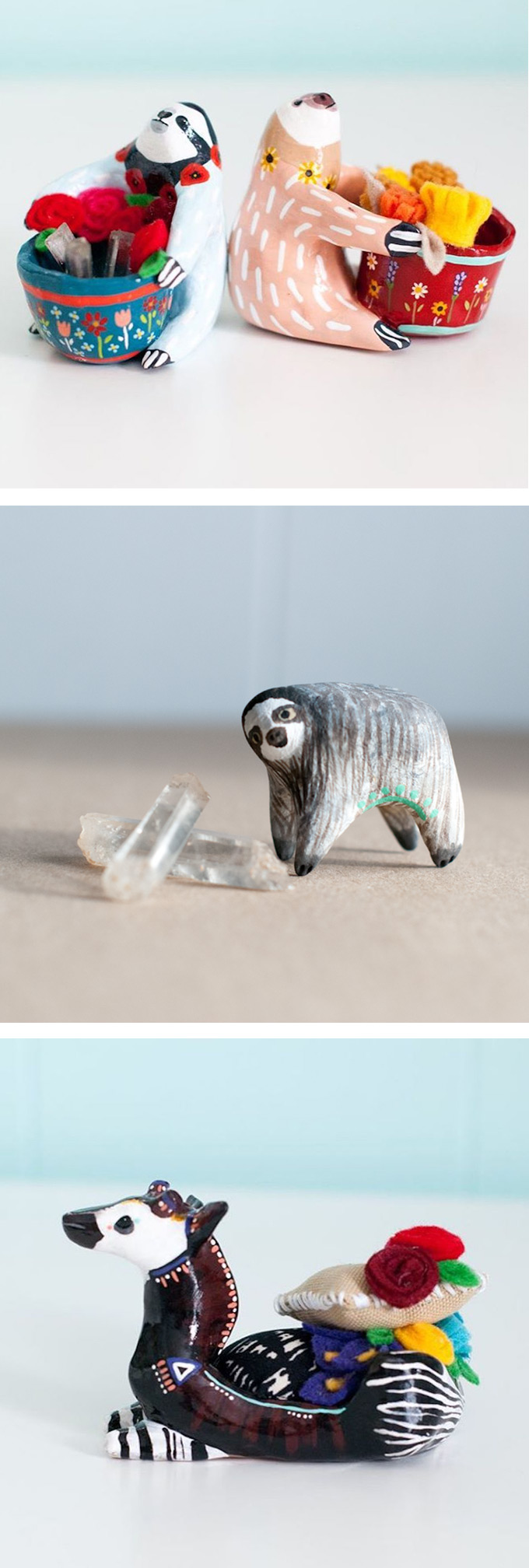 Animal totems by Emily Rose Thomson