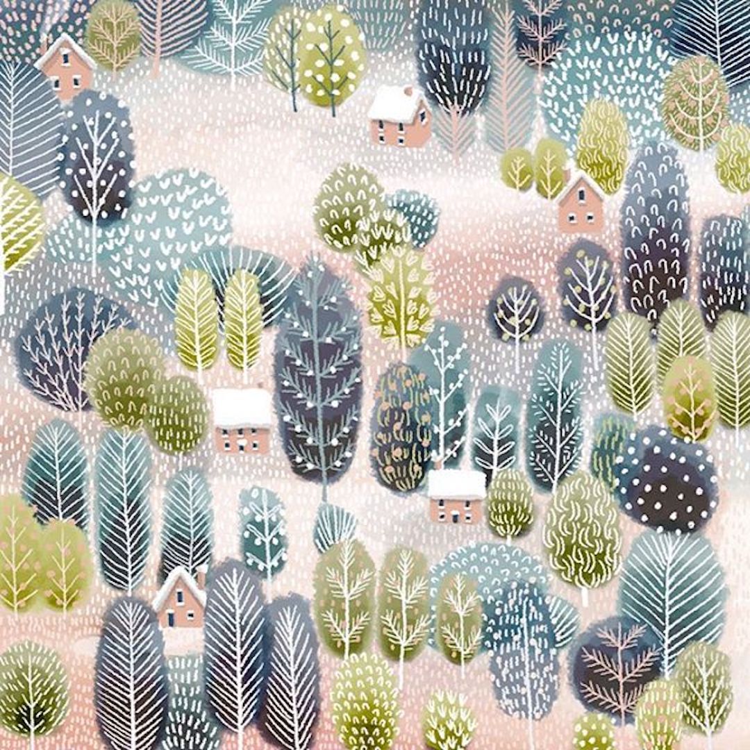 Landscape Illustration by Jane Newland