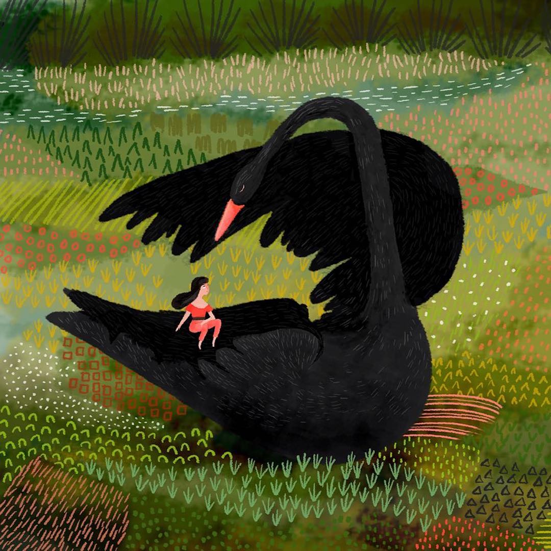 Landscape Illustration by Jane Newland
