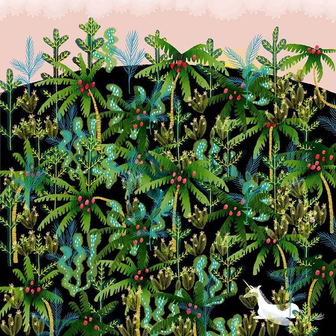 Landscape Illustrations by Jane Newland