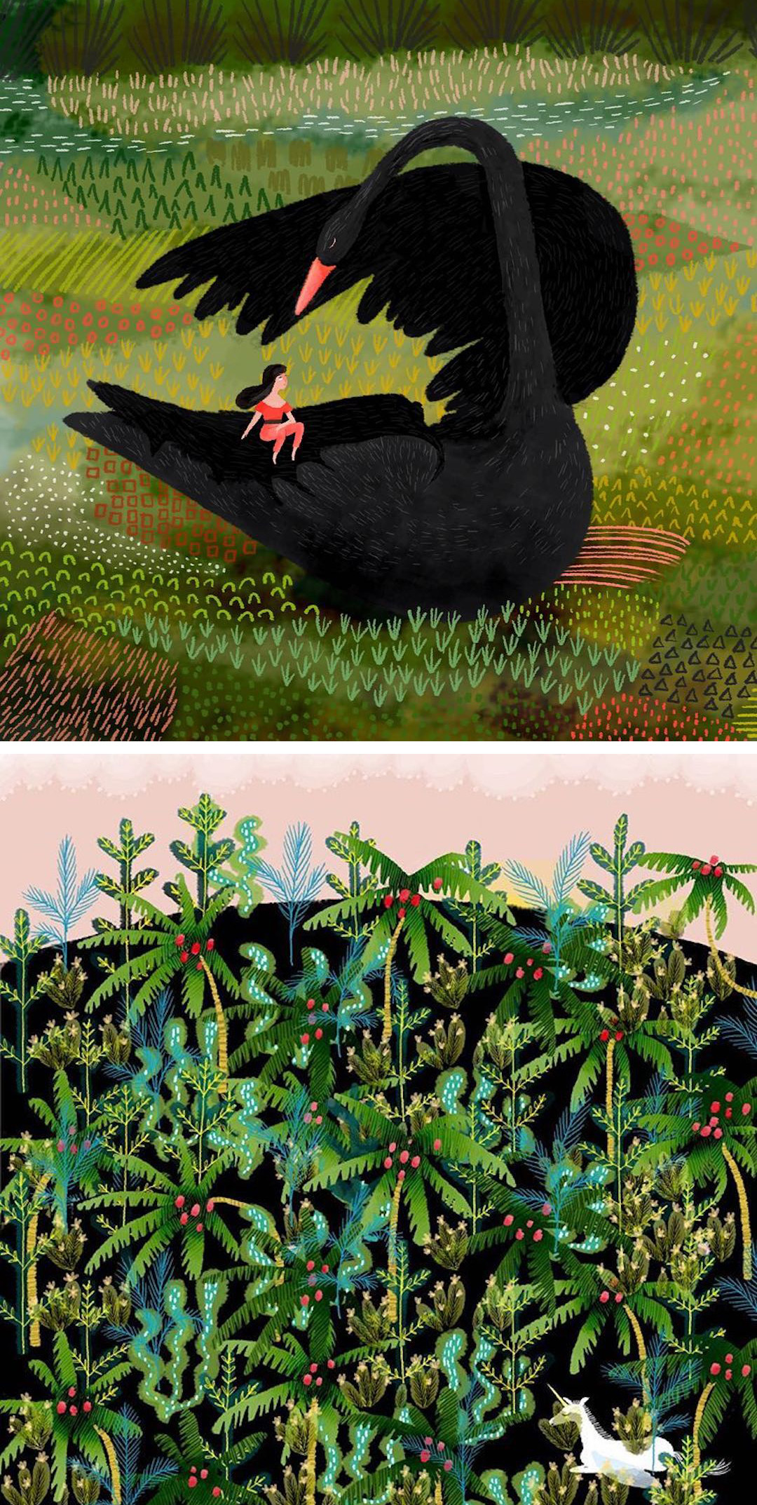 Landscape Illustration by Jane Newland