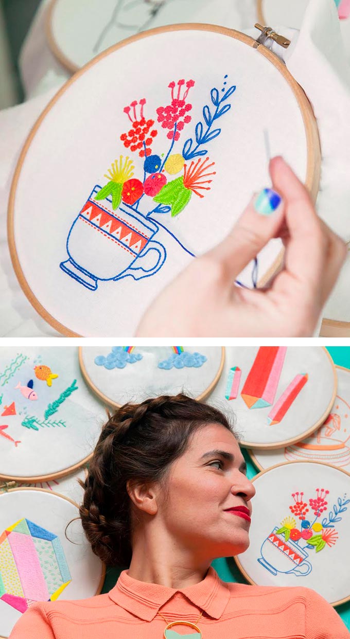 Srta Lylo DIY embroidery collection