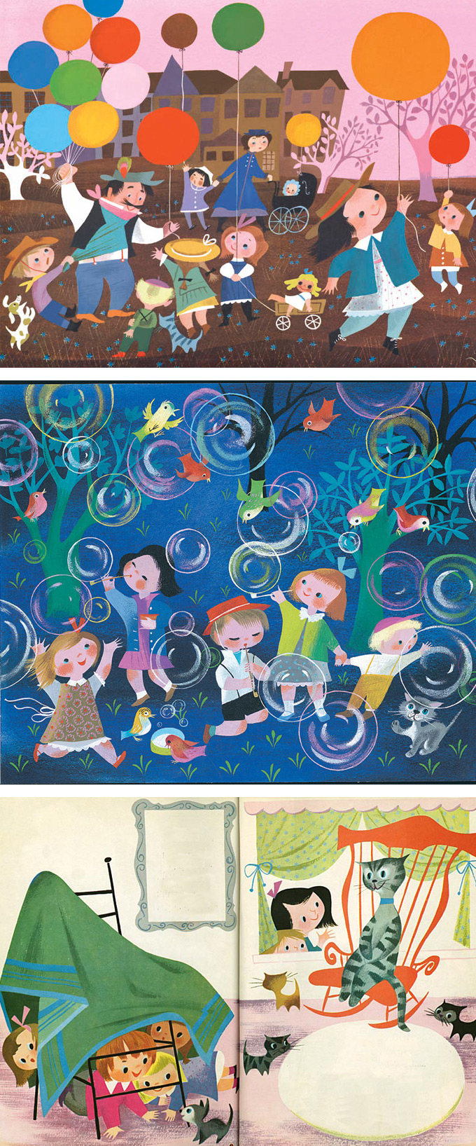 mary blair vintage illustration golden book
