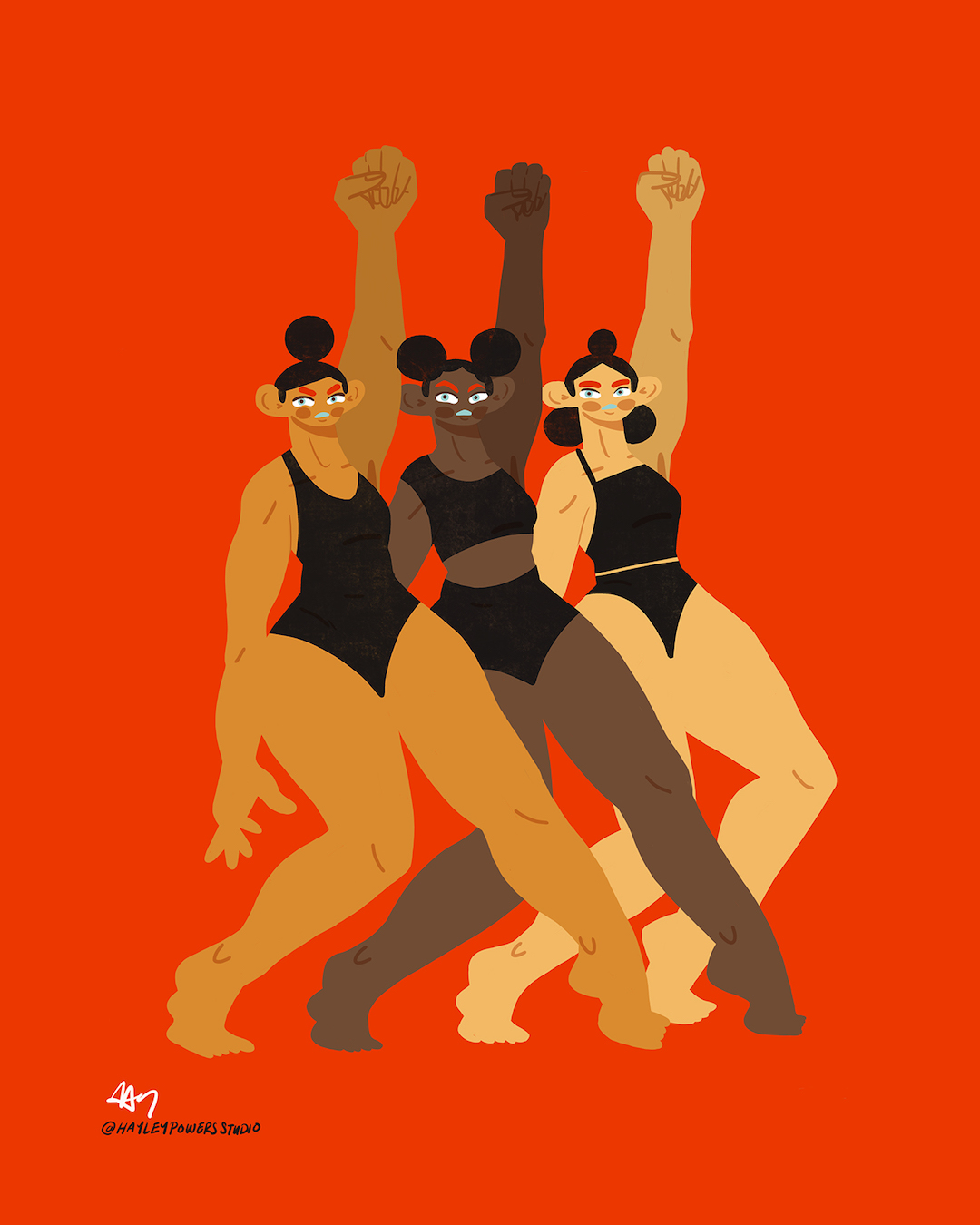 Hayley Thornton-Kennedy illustration activism strong female figures