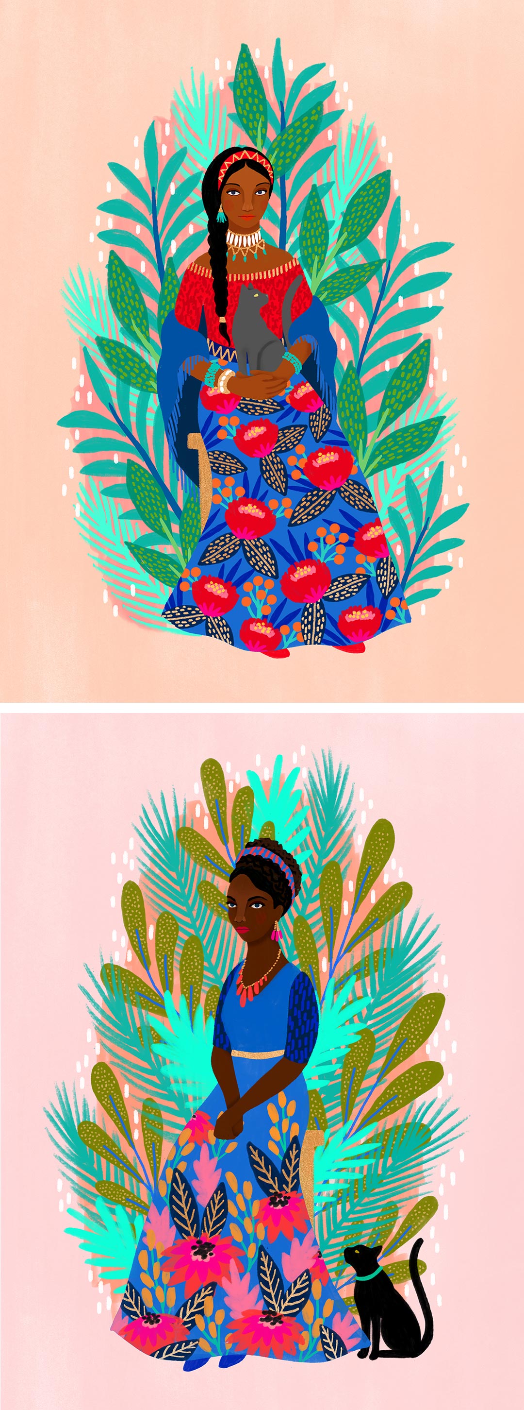 Jess Phoenix illustrated women
