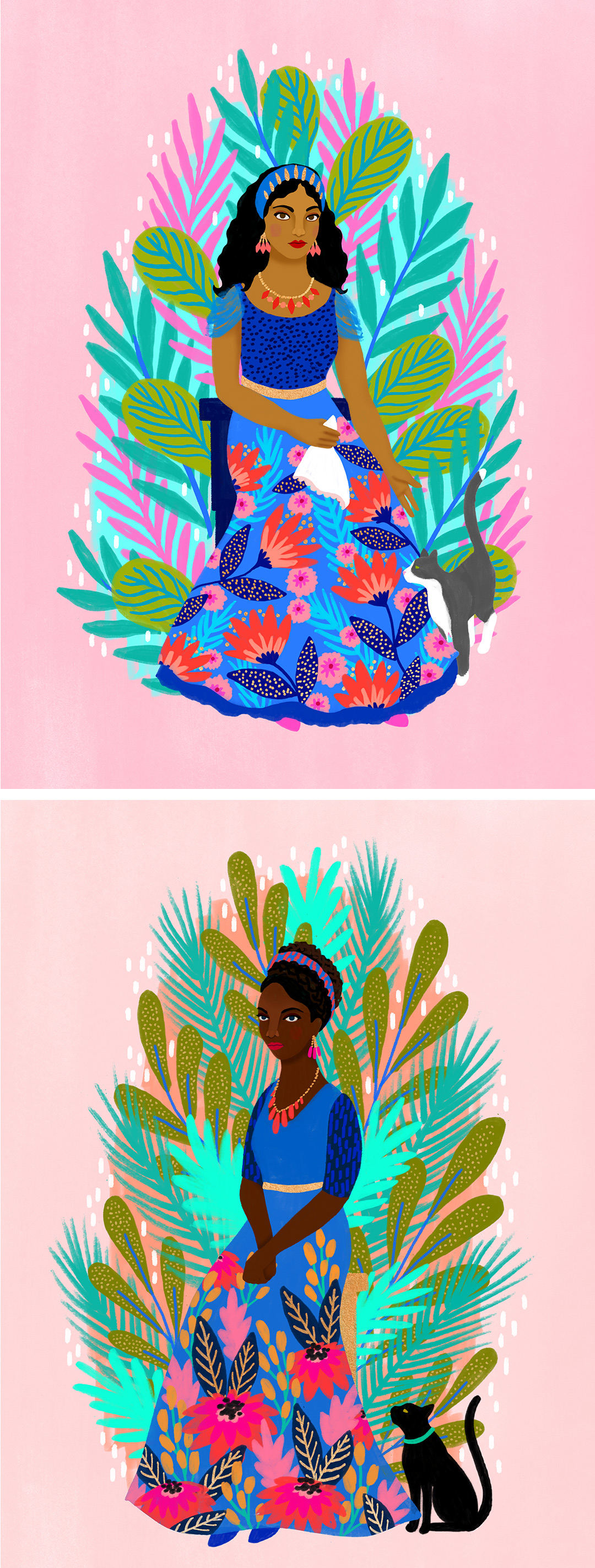 Jess Phoenix illustrated women