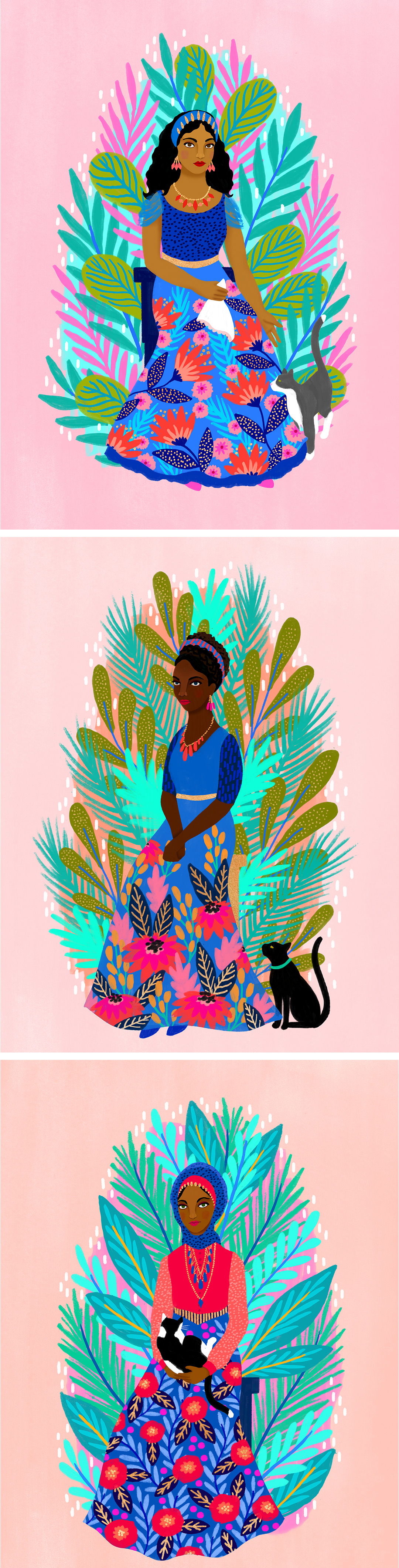 Jess Phoenix illustrated women