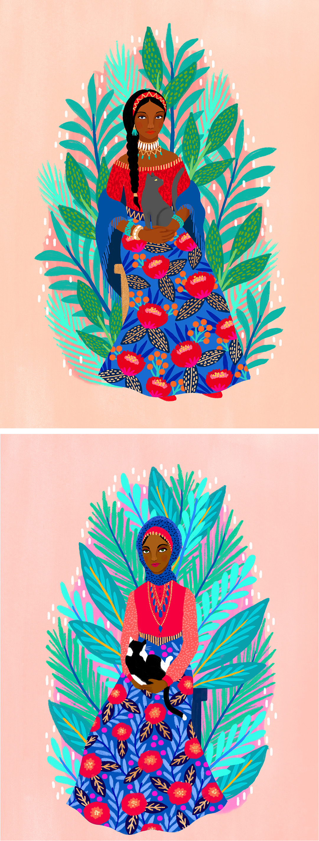 Jess Phoenix illustrated women
