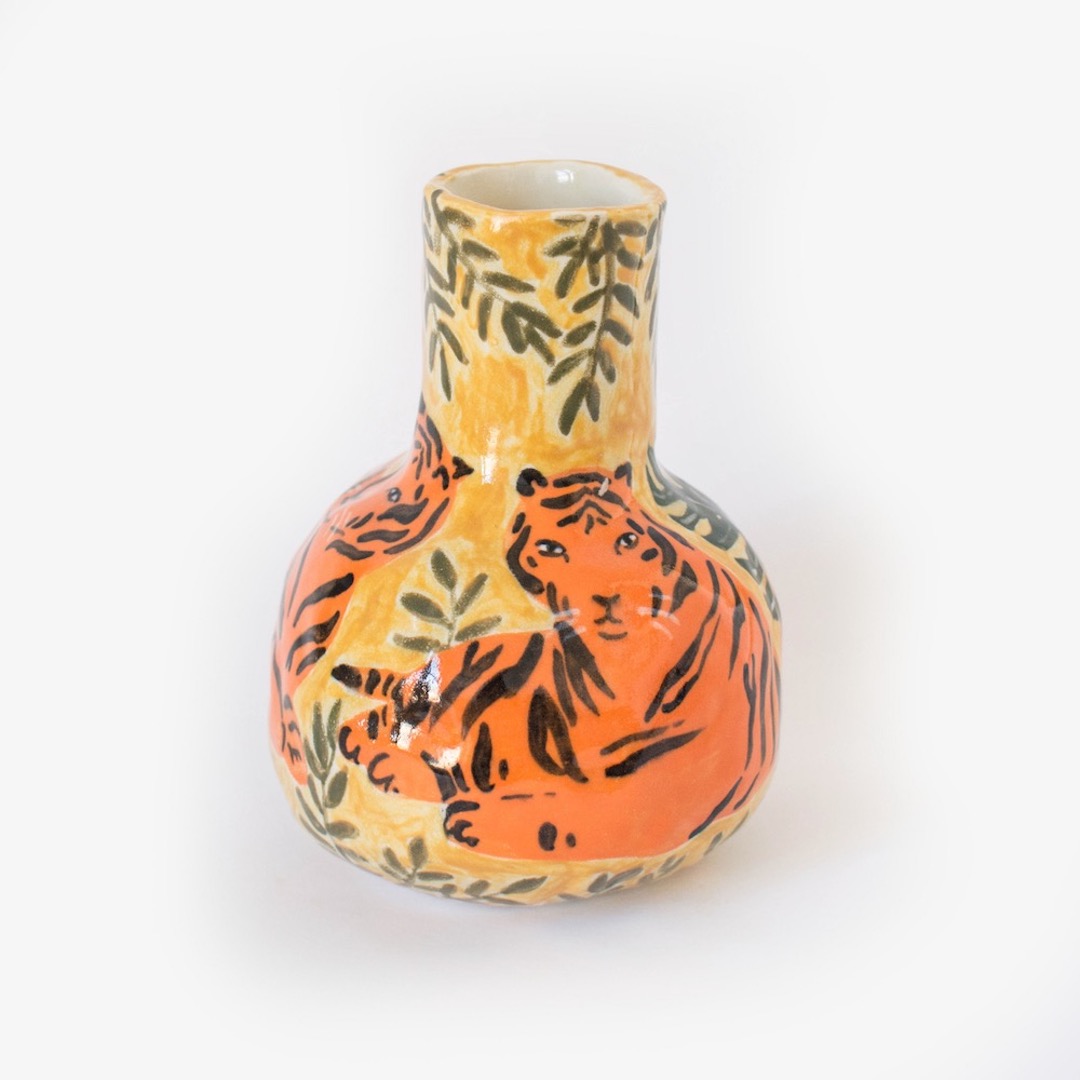 hand painted ceramics by Leah Goren