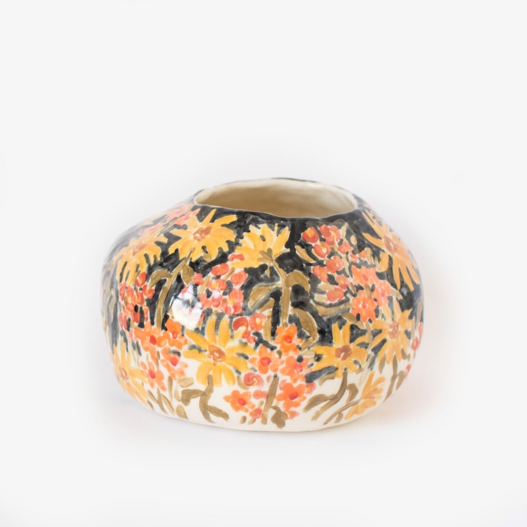 illustrated ceramics by Leah Goren