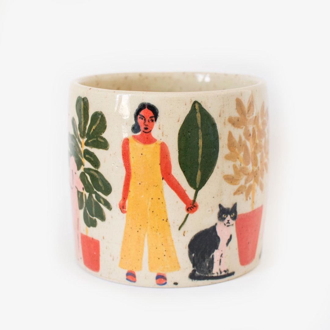 hand painted ceramics by Leah Goren