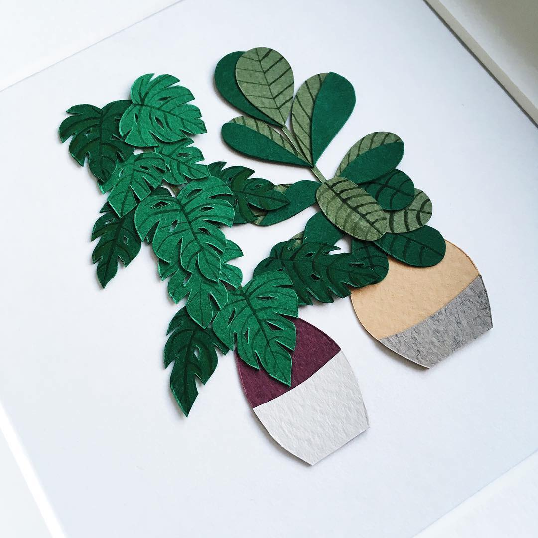 Paper craft cactus