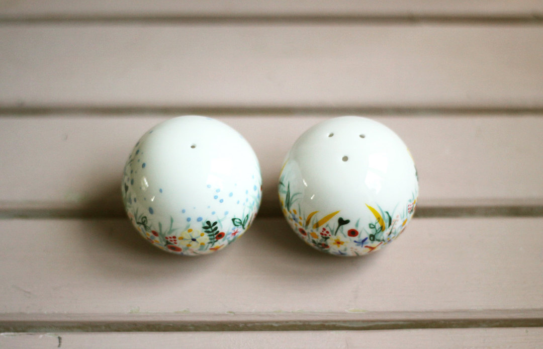 wildflower patterned ceramics by roootree