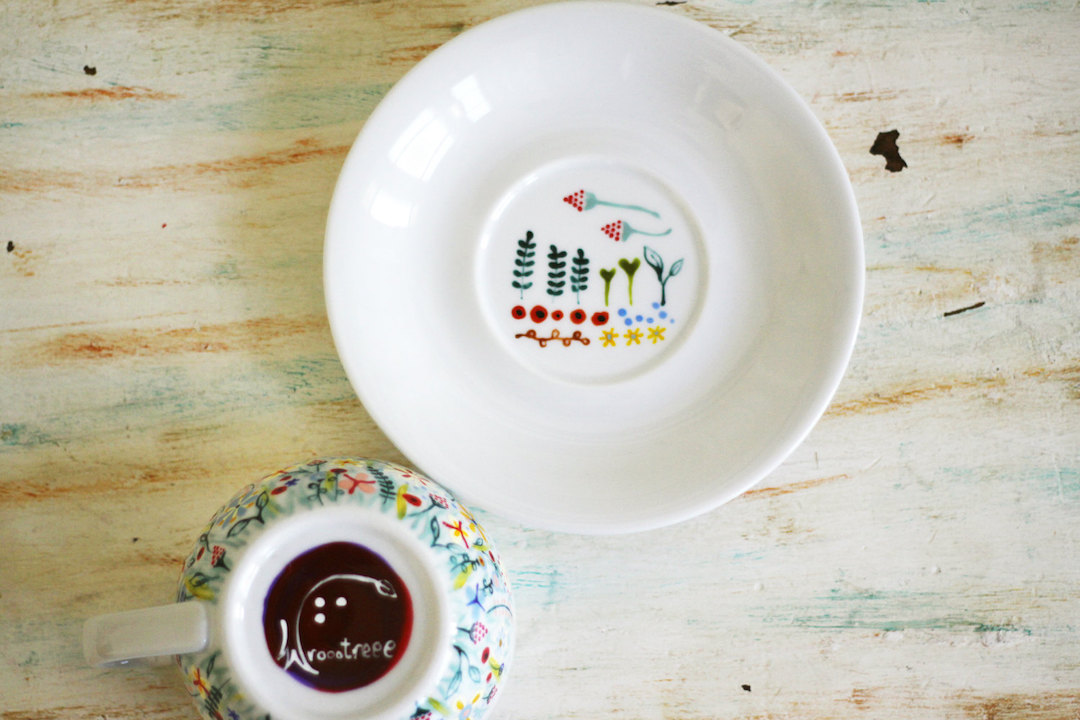 painted ceramics by roootree