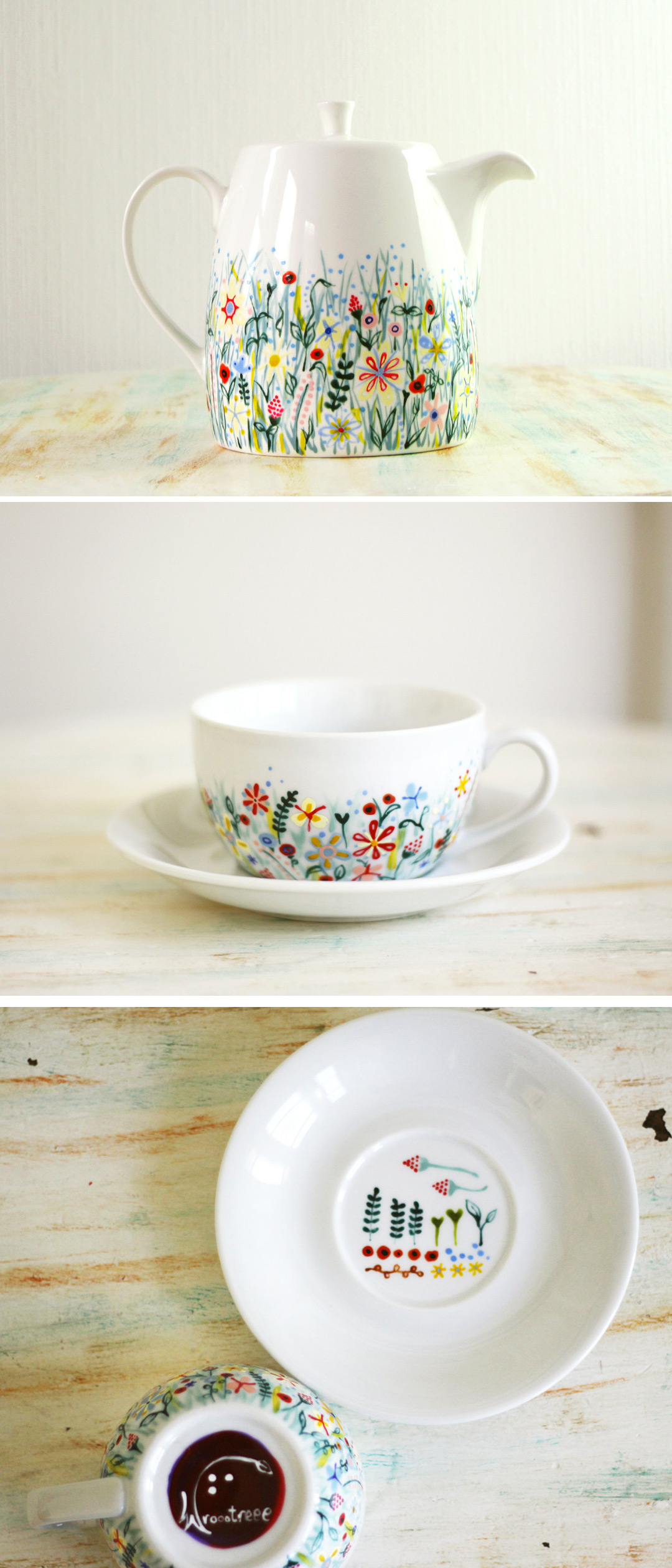 painted ceramics by roootree