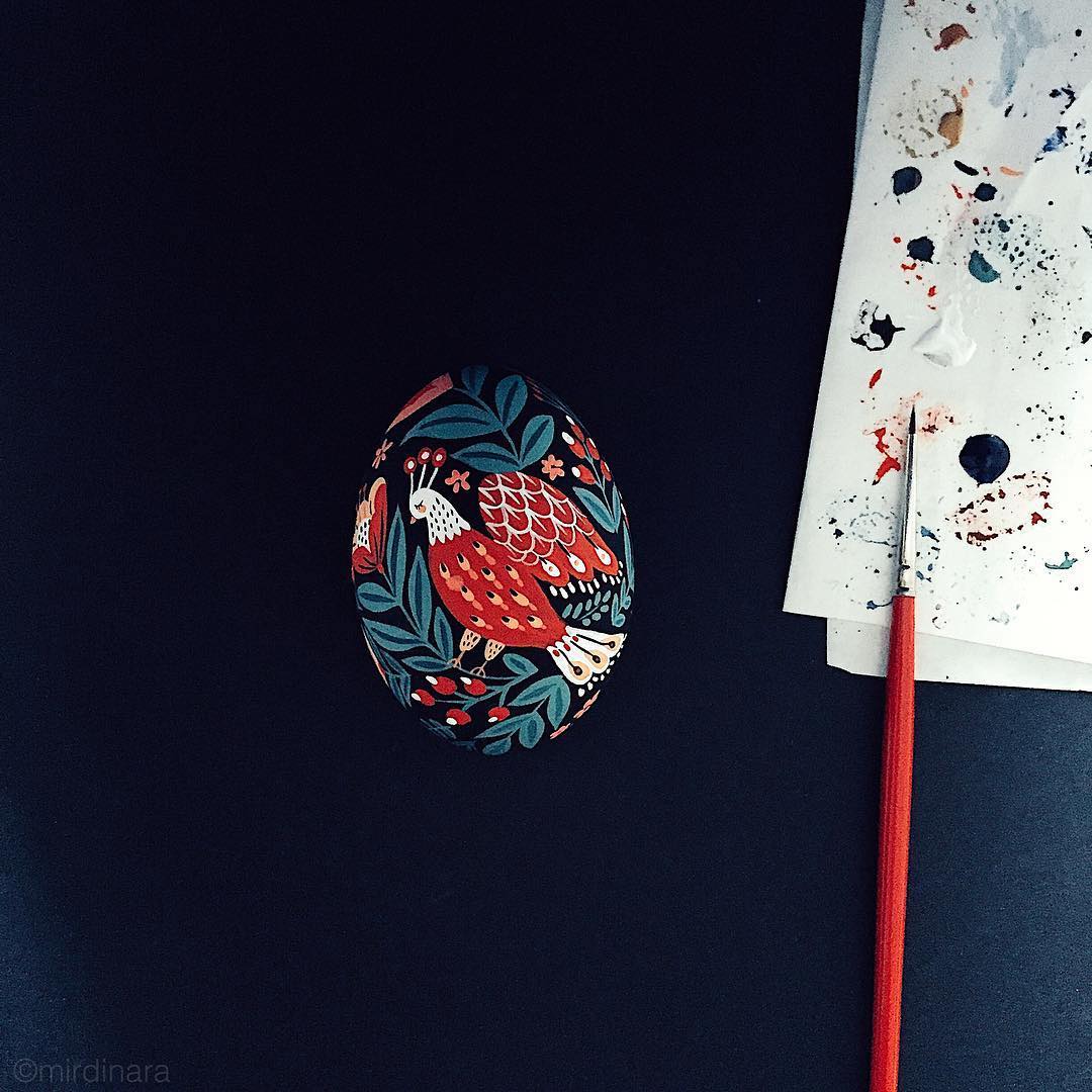 painted eggs by Dinara Mirtalipova