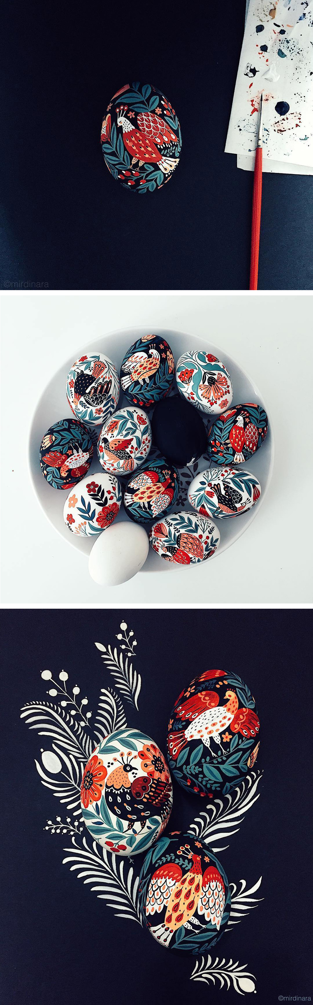 painted eggs by Dinara Mirtalipova