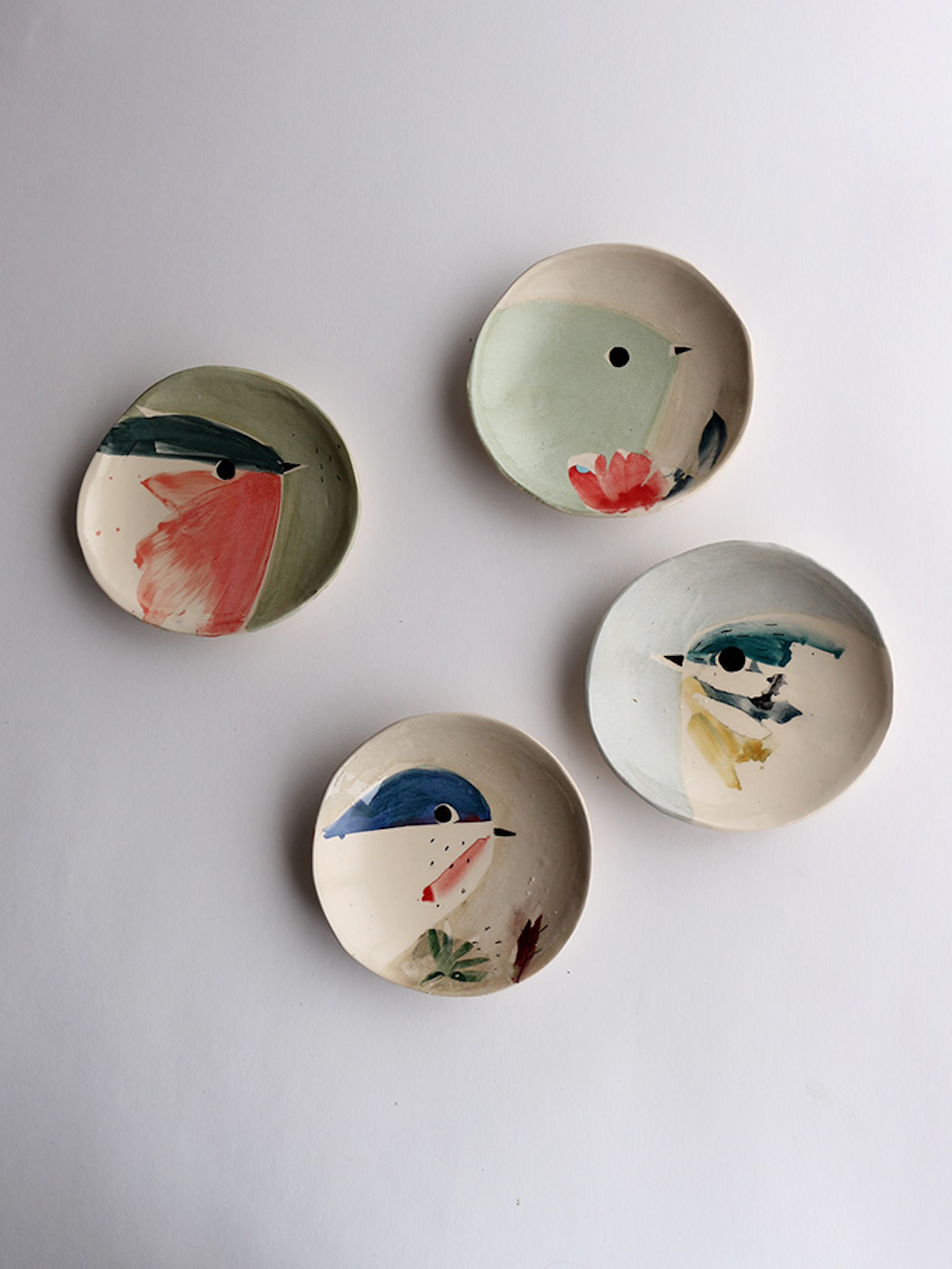 Painted ceramics by Elise Lefebvre