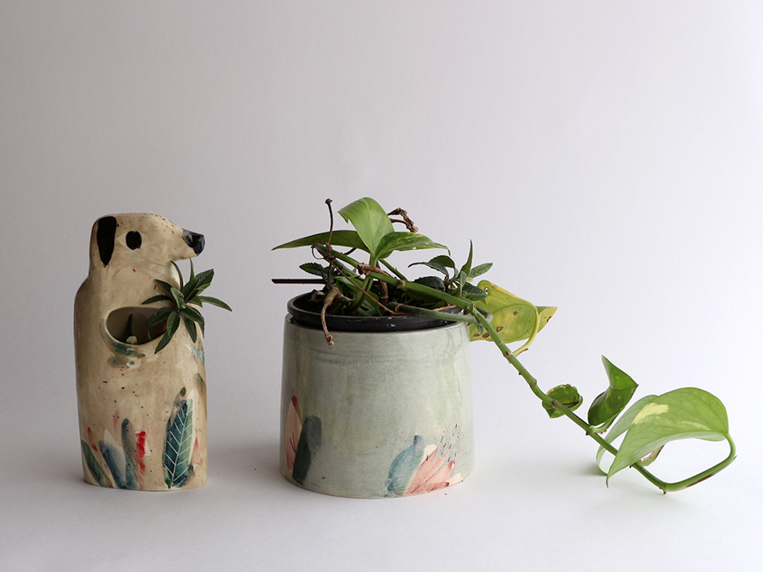 Painted ceramics by Elise Lefebvre